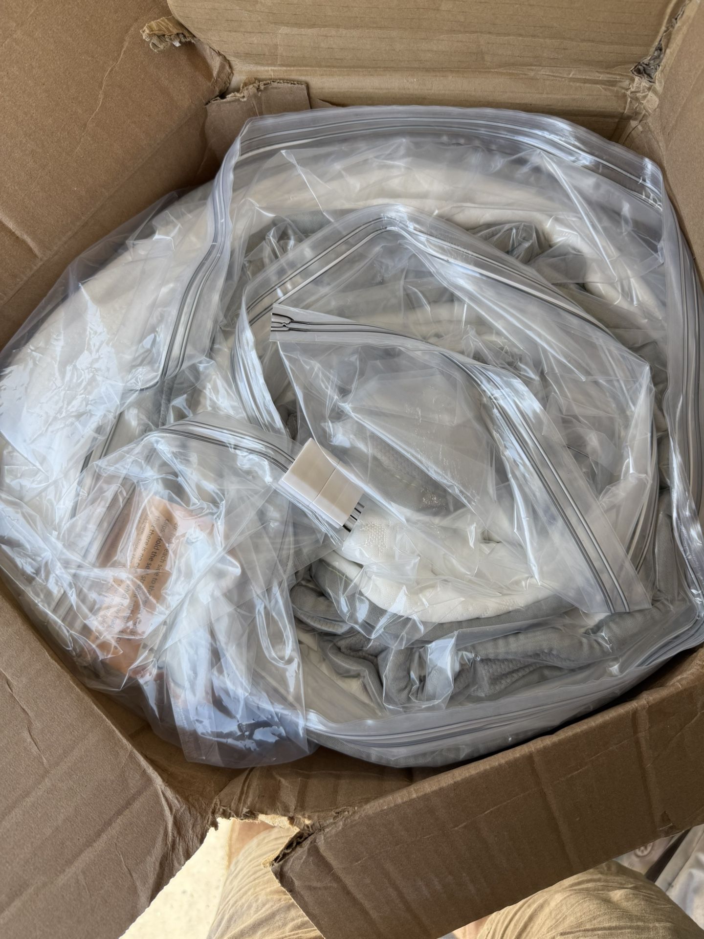Unopened Twin Mattress With Bed Frame
