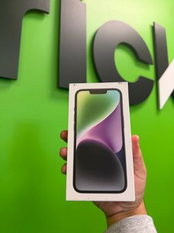 Get the I Pho-ne 14 FOR $49.99 when you switch to/OR $199.99 when you get a new number here at Cricket!