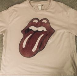 Vintage Rolling Stones Pinkish T-Shirt Size XXL GC Hard To Find The Exact One