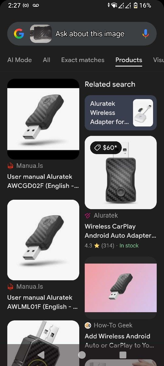 Wireless Car Adapter for Apple CarPlay