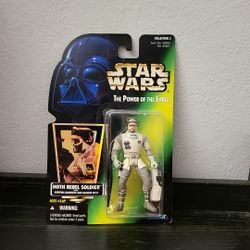 Star Wars The POTF Hoth Rebel Soldier Collection 2 Green Card 2C