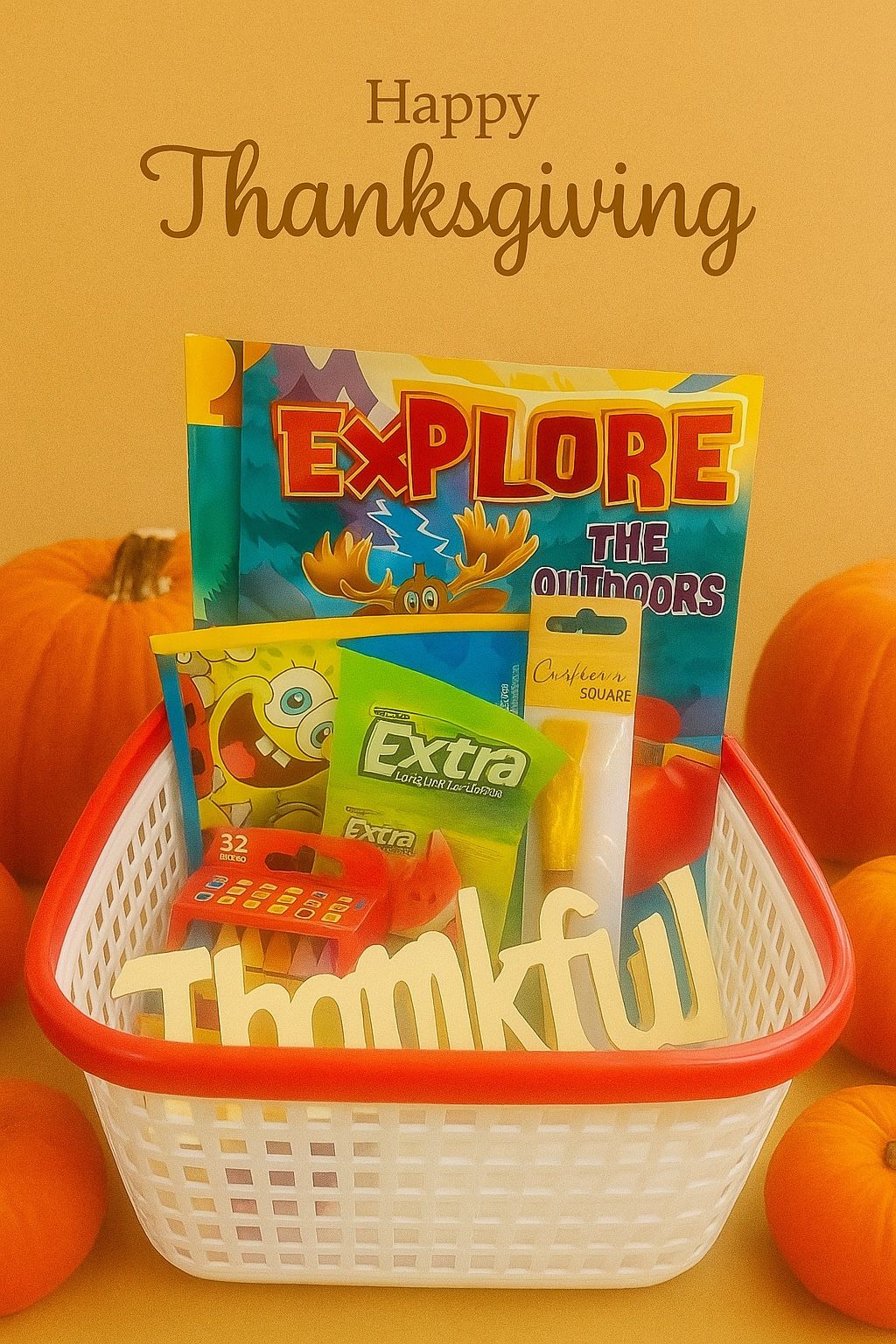 Kids Entertainment Thanksgiving Baskets 