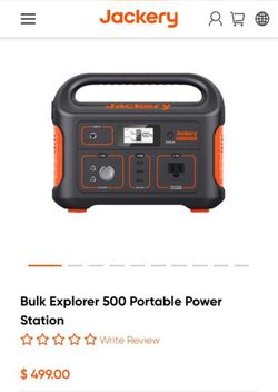 JACKERY 500 Power Station