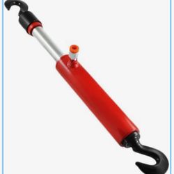 XtremepowerUS 26" Long 10-Ton Hydraulic Pull Back Ram for Porta Power Frame Machine Puller Body Shop Frame Tools Rotating Hook for Power Frame Machine