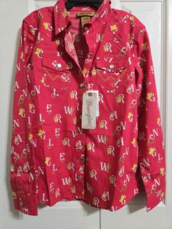 Girls Wrangler Button Up 