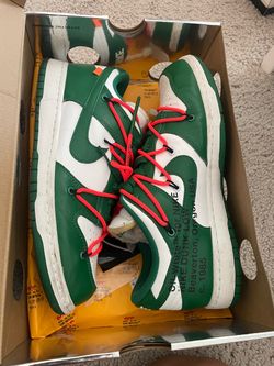Off White Dunk Low Pine Green Size 10
