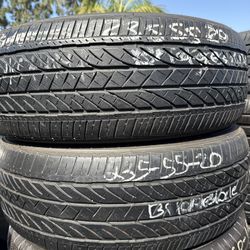 235/55/20 Bridgestone #2 Used Tires Installed And Balanced