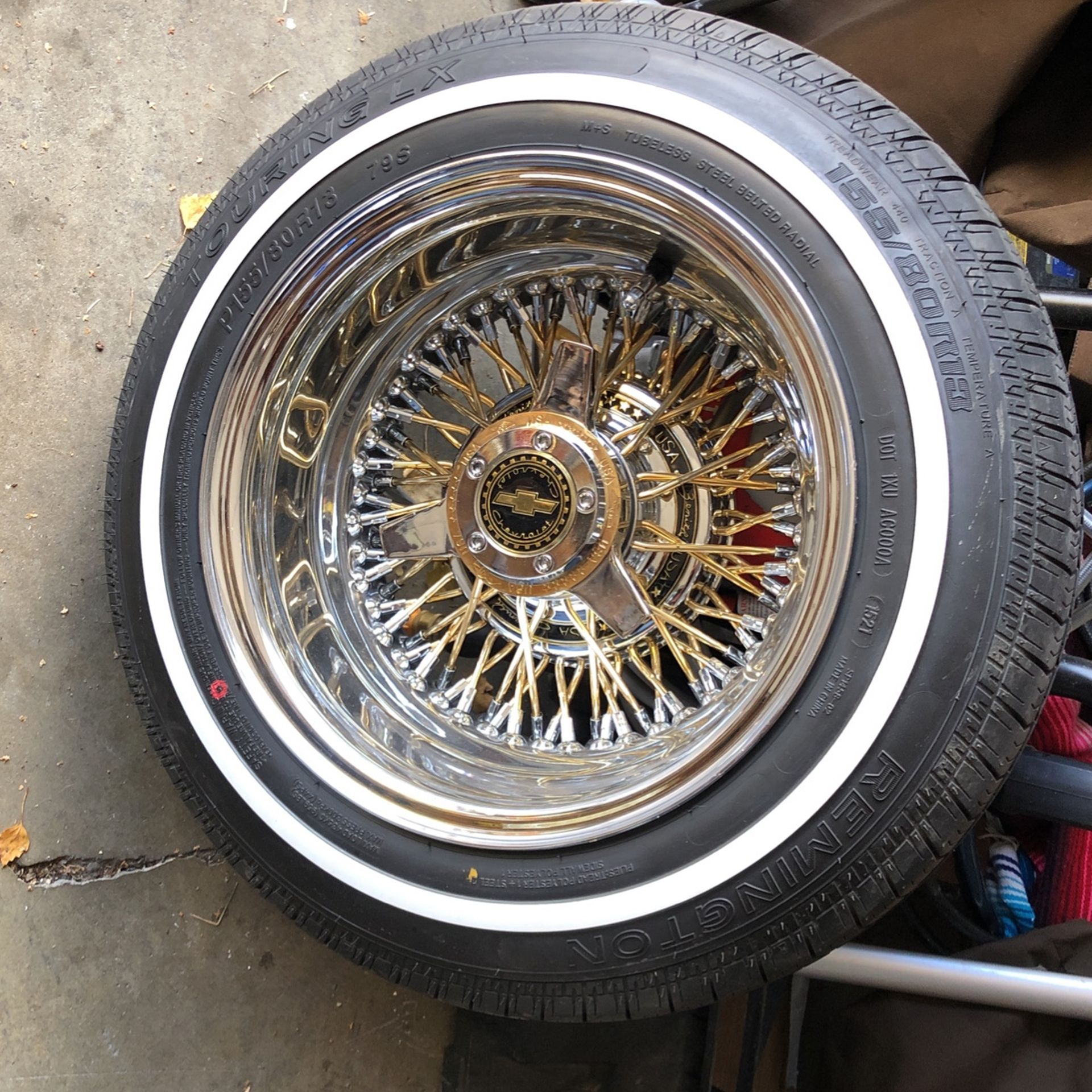 13x7 Wire wheels 