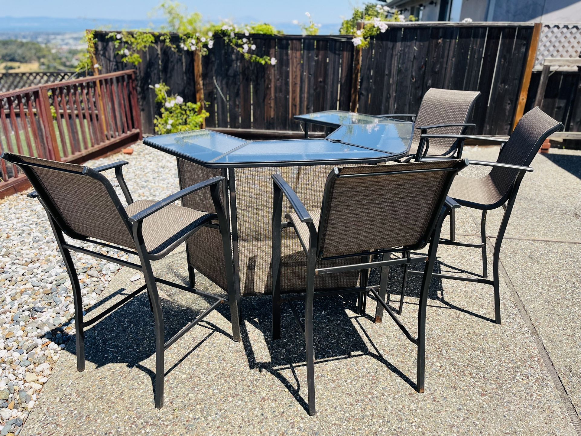 Garden oasis 5 piece bar set sale