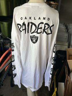 NFL Oakland Raiders long sleeve back hit shirt size large new with tags