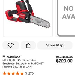 Milwaukee Pruning Saw New In Box M-18