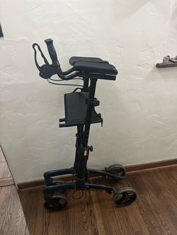 Stand-sit Mobile Walker with Hand Breaks