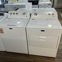 Maytag 3.8cu.ft washer and GAS dryer - 💳4 Month No Interest💳
