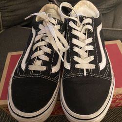 Old Skool Vans Size 4.5 Men Or 6.0 Women