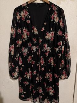 Floral Dress Xl