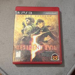 PS3 Resident Evil Game 