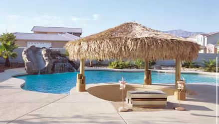 Backyard X-Scapes 9 ft. Mexican Thatch Umbrella Cover