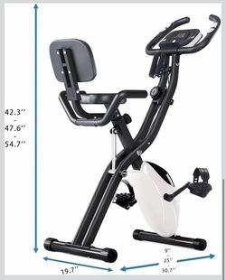 Merax Workout Bike For Home - 2 In 1 Recumbent Exercise Bike and Upright Indoor Cycling Bike Positio