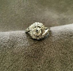 Vintage Diamond Cocktail or Engagement Ring