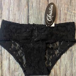 New Christies Women’s Size Small Black Lace Panties