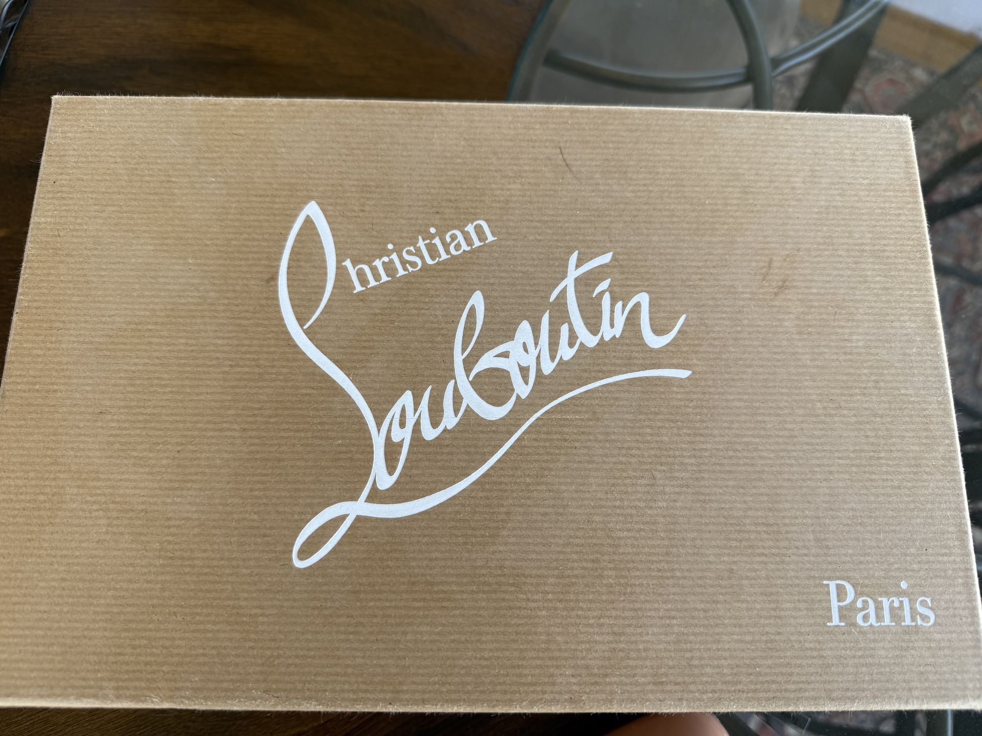 Christian Louboutin Dolly Patent. Size 10 Color Nude