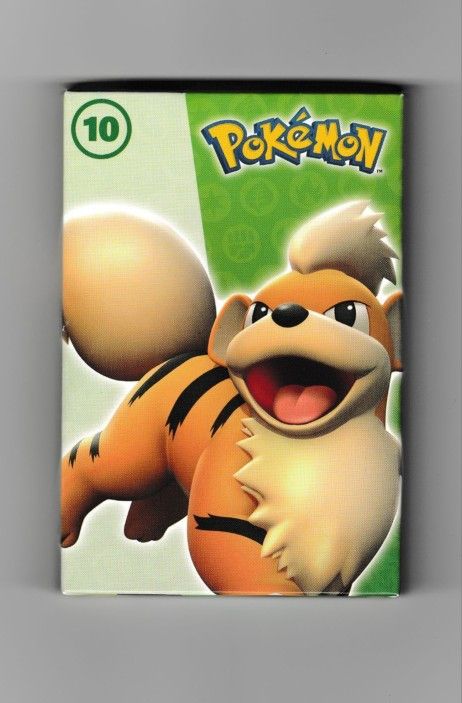 GROWLITHE CARDS SPINNER TOKEN | MATCH BATTLE #10 | MCDONALDS POKÉMON 2022 | NIB