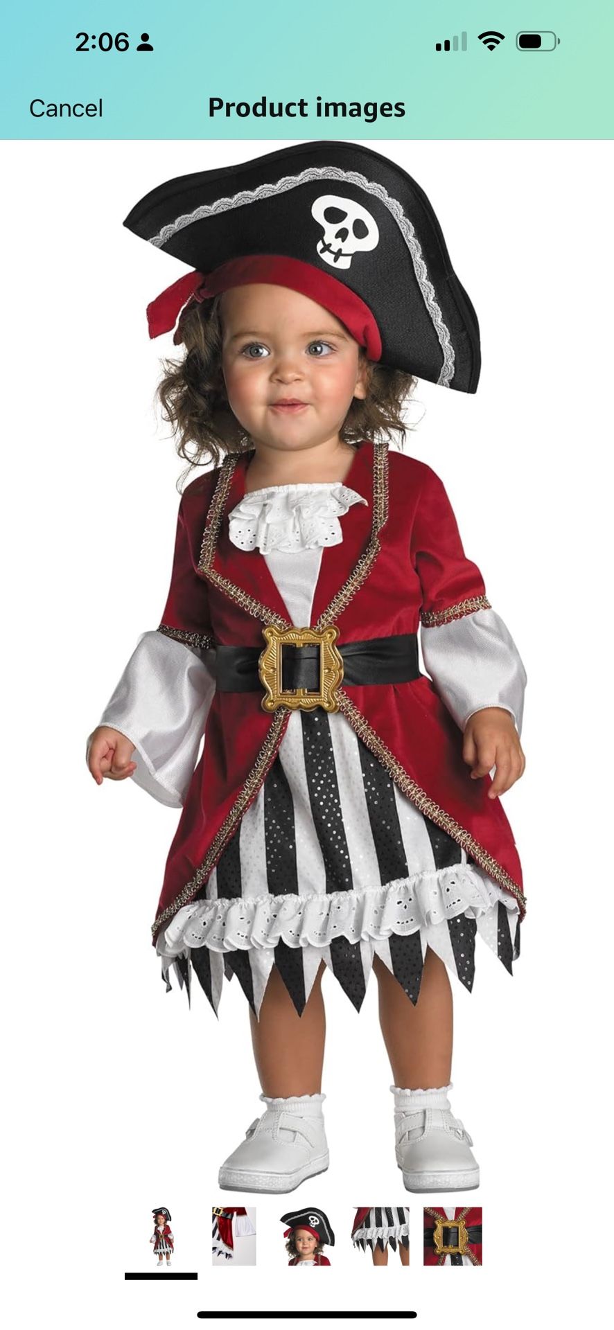 New Pirate Princess 12 To 18 Months