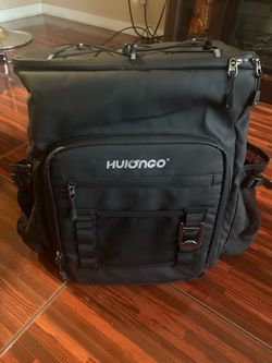 Huiongo Large Black Tactical Backpack