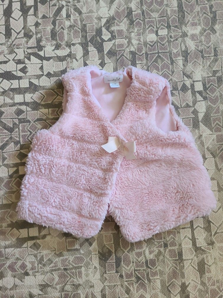 Mudpie 9-12M Soft Toddler Vest with Snapbutton Closure