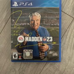 Madden 23 PS4,Barely  Used 