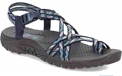 New Skechers Womens Reggae Trail Grazer Navy 9 M