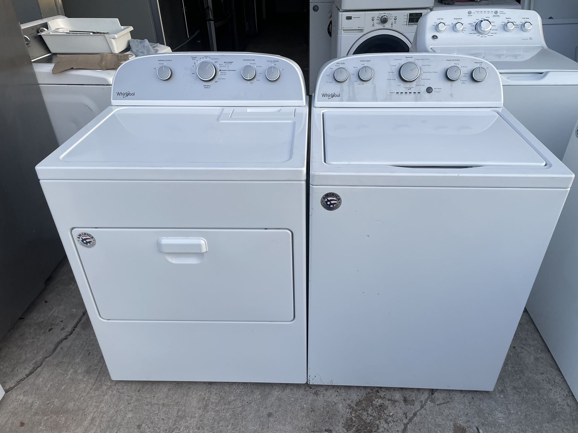 Whirlpool Washer And Dryer Everything Works Good