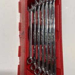 12-Point SAE Flank Drive Long Combination Wrench Set