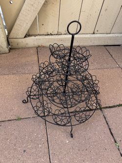 Black Cupcake Holder (Holds 24) 17 in Tall, Like Brand New Decor Event/Weddings