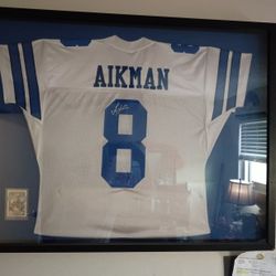 Troy Aikman Double Autograph