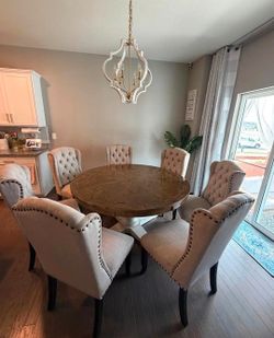 Round Dining Table Set