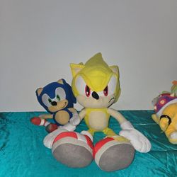 Sonic plushies lot
