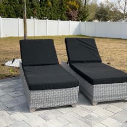 Outdoor Loungers (Set Of 2)