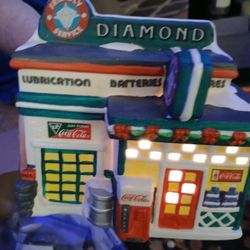 Coke Light Up Gas Station Has Pieces With It  25.00