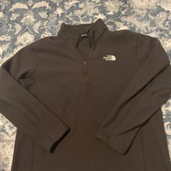 The North Face Fleece Quarter Zip Sweatshirt XL Black