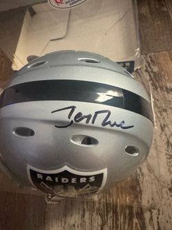 Jerry Rice Signed Riddell Revolution Helmet Raiders Autograph Steiner /PSA COA