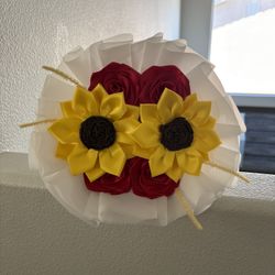 ribbon rose bouquet