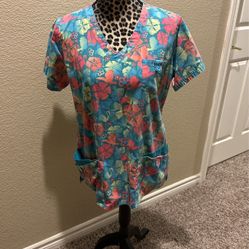 Scrub Top, Size M, $5