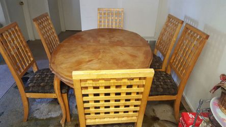 6 chair table need gone asap!