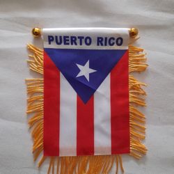 A Small Puerto Rican Flag