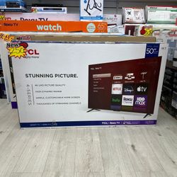 TCL 50" HD Smart Tv Roku Tv