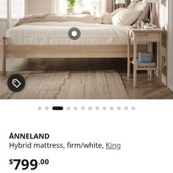Ikea Anneland Firm Mattress King