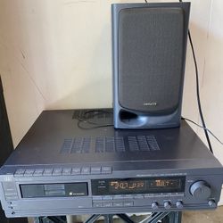 Sound station programmable 6 plus 1 disc changer/receiver 1440 in pretty good conditions sounds perfect comes with it original box no remote. 