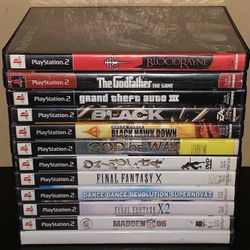 PlayStation 2 Video Games PS2 Great Titles