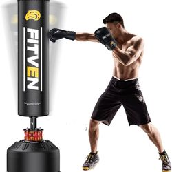 Freestanding Punching Bag Heavy Boxing Bag awith Suction Cup Base